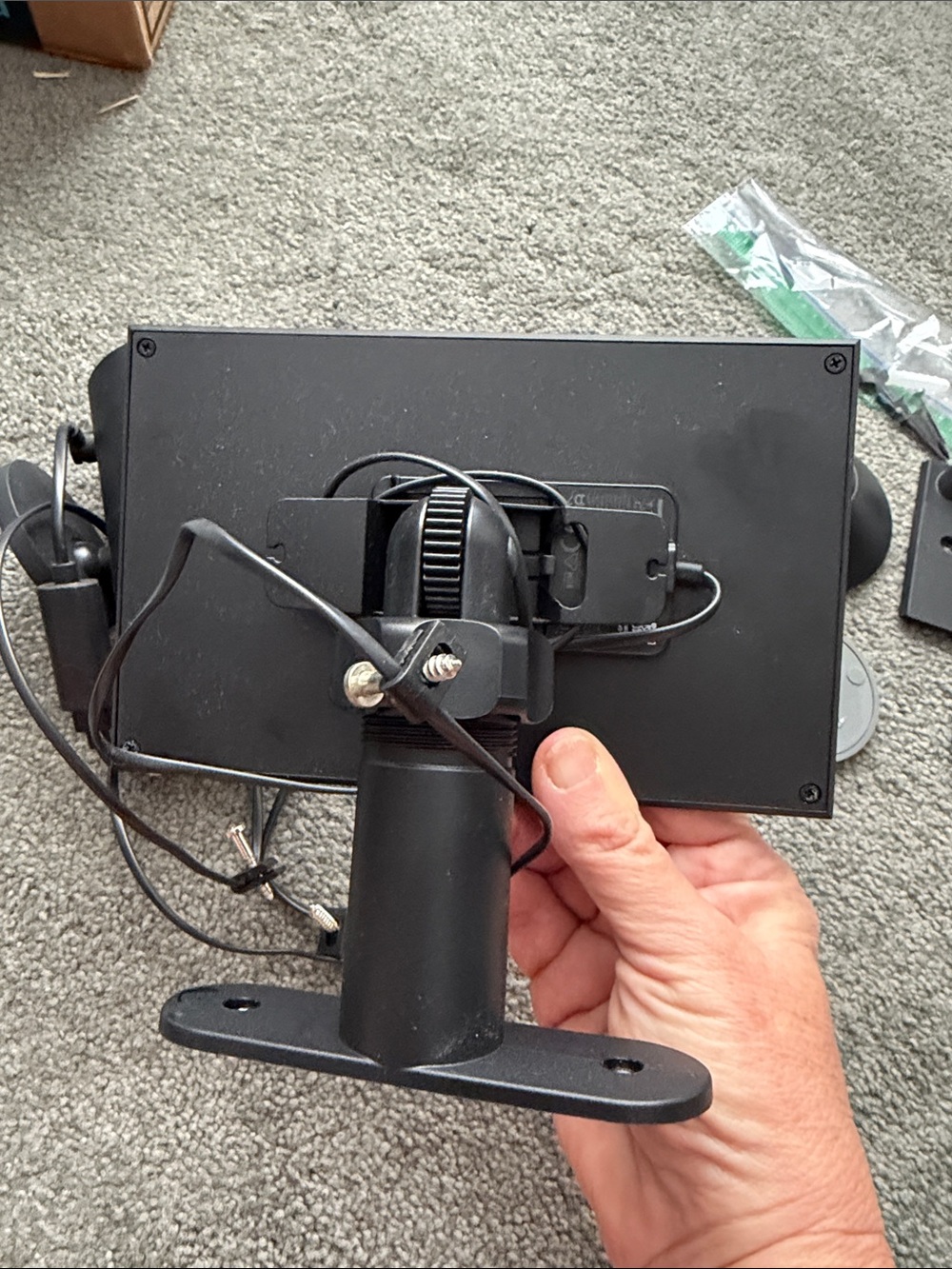 Ring Solar Panel/Ring Stick-up Camera w/battery including Mounting Tools- Black - Picture 3 of 4